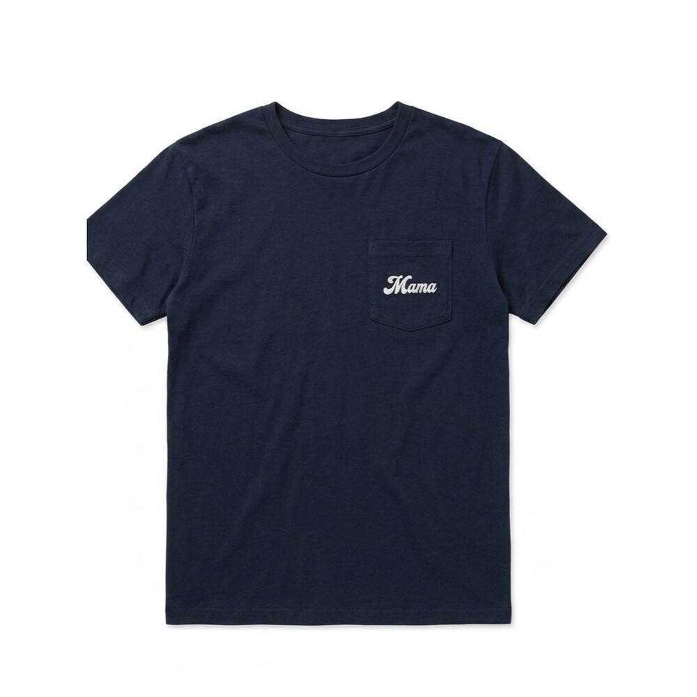 Mama Printed Pocket Graphic Tee - Size M/L (See Measurements)